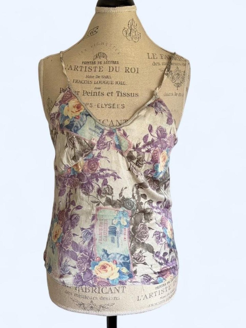 Vintage Jean Paul Gaultier Silk Camisole Top